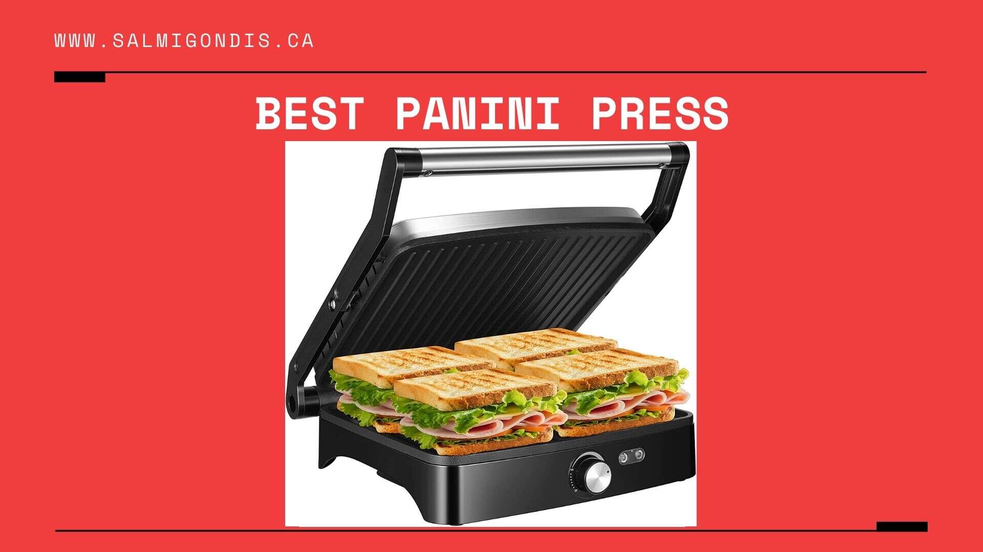 [Top 10] The Best Panini Press in Canada Reviews in 2024 Salmigondis