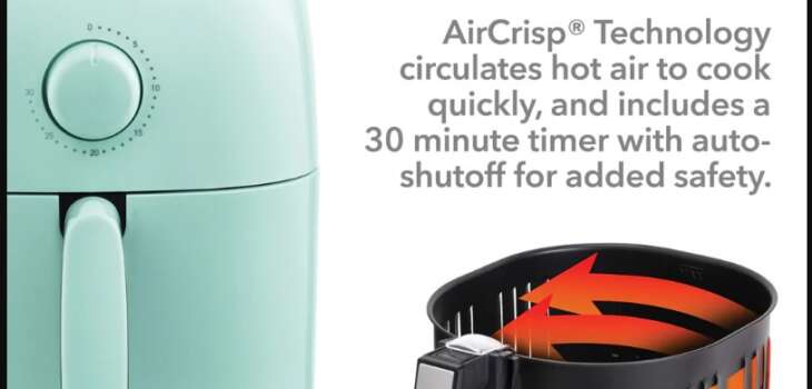 How To Use Dash Air Fryer – Dash DCAF200GBAQ02 Air Fryer