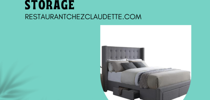 bed frames with storage